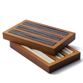 

Soild Wood Jewelry Display Rack for Rings Earrings Bangle Holder Jewellery Display Stand