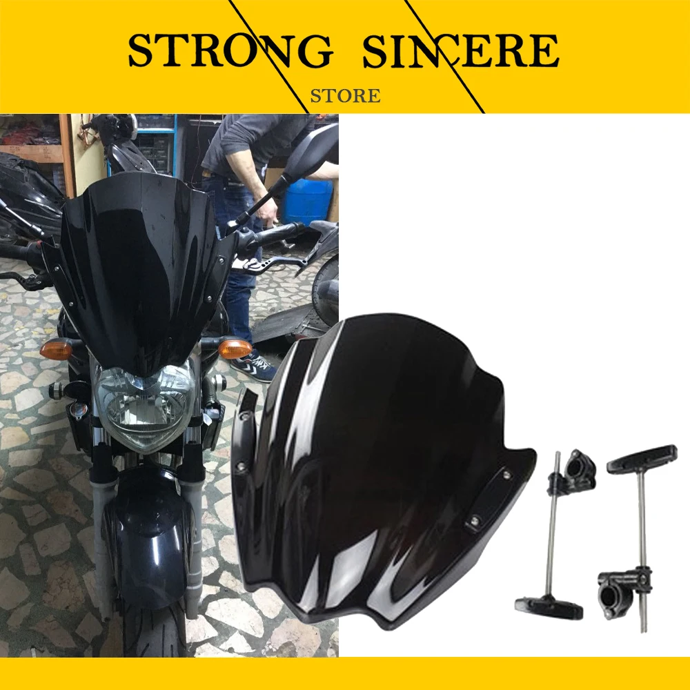 Уличные велосипеды ветровые дефлекторы лобовое стекло для 2009-2015 Yamaha XJ6 XJ6N XJ 6 6N