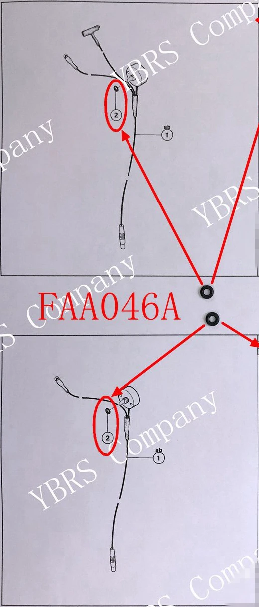 Уплотнительное кольцо для коаксиального кабеля FAA046A ABX M60 Micros60 ES60 CRP Pentra60 Pentra80 P60 P80