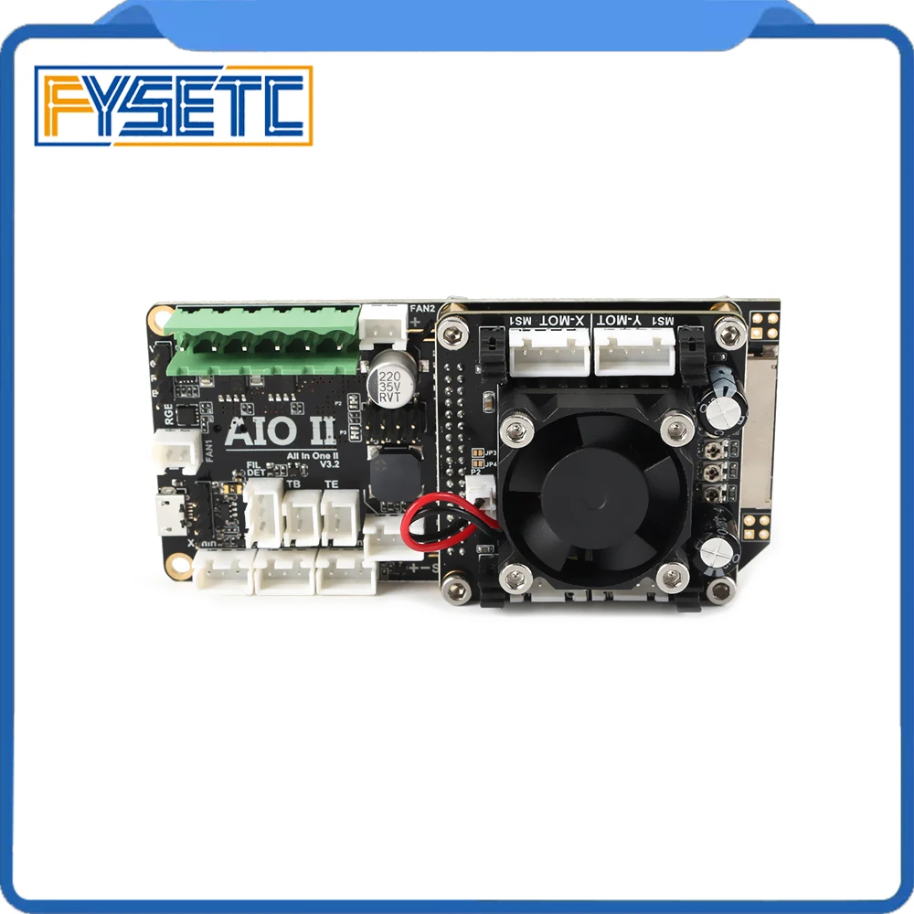AIO II V3.2 материнская плата все в одном II 32 бит MCU 32 бит ST820 драйвер 256 Microsteps плата контроллера Поддержка Marlin для 3DP/CNC