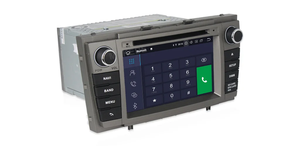 Flash Deal 7" HD Android 9.0 4+64G Car DVD player For Avensis 2008-2013 Audio Video Player Radio GPS Navigation 11