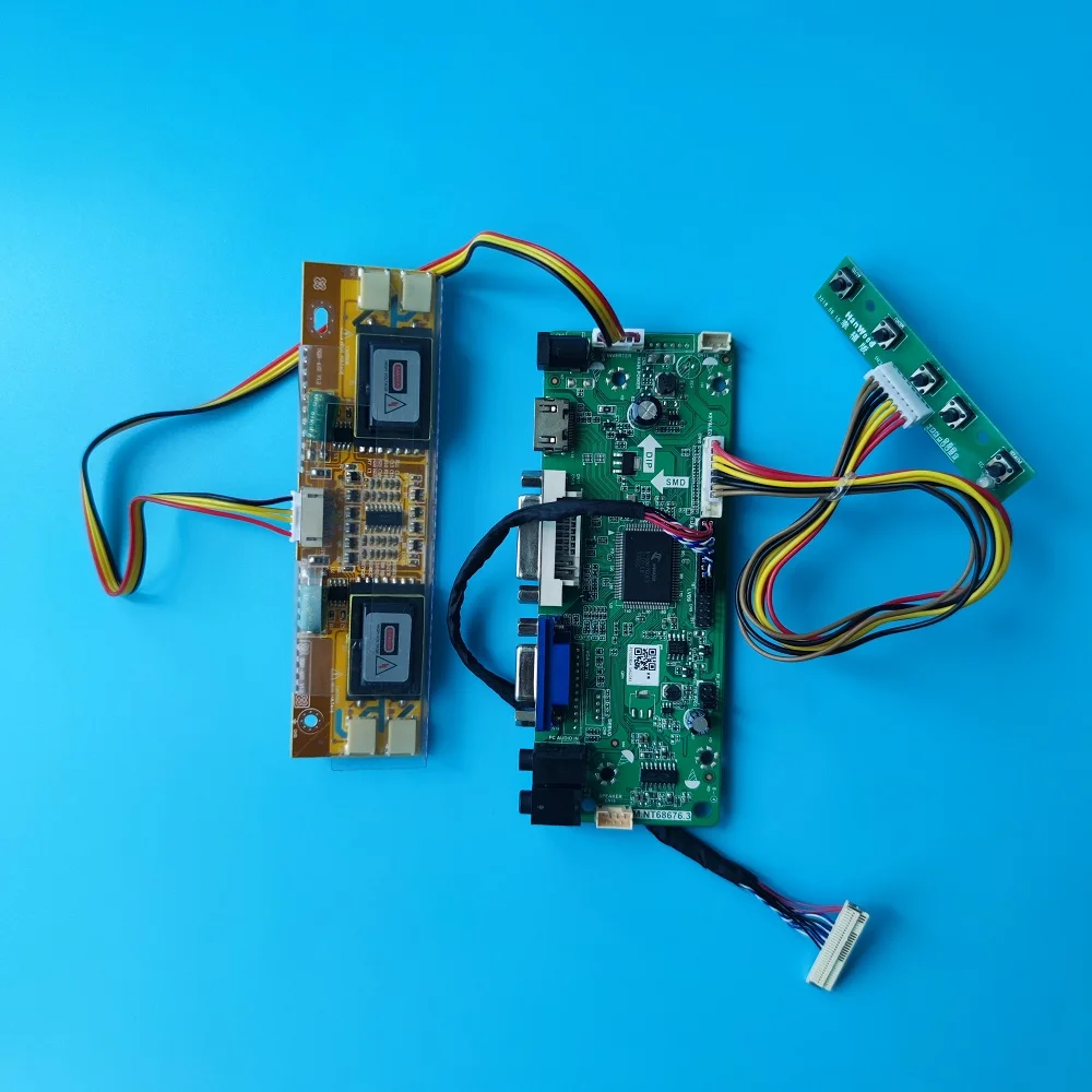 Комплект для LTM190EP03 DIY M.NT68676 LVDS 4 лампы контроллер платы монитор экран 1280x1024 DVI VGA