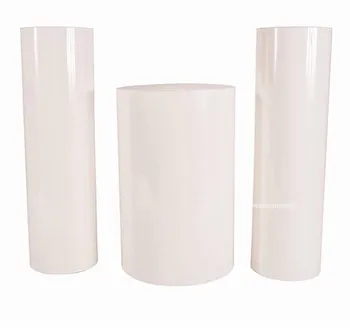 

3pcs/set)Factory Custom Acrylic Plinth For Wedding & Party Event senyu1763