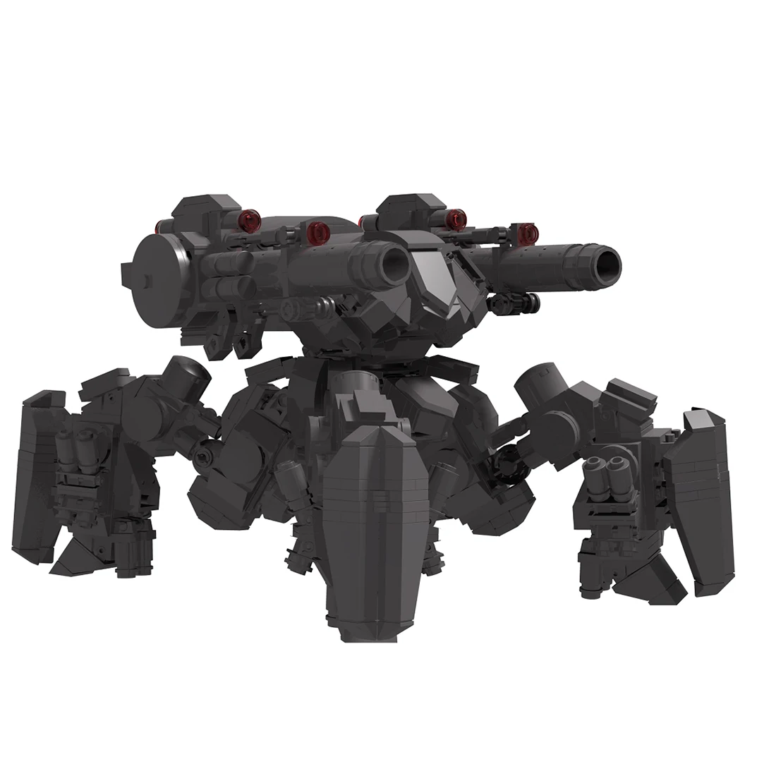 Маленькие строительные блоки MODIKER MOC Mecha развивающая игрушка краб волк набор