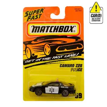 

Matchbox Camaro Z28 Police 59 Super Fast 1996 long card