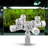 Aquarium Tank CO2 Valve Splitter Regulator Distributor Needle Fine Adjustment Valve for CO2 Regulator with 6 Way Outlets 2