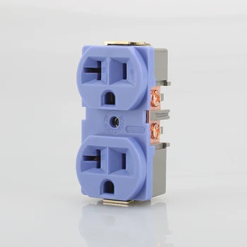

2PCS ISF0010 HIFI US 20A AC Power Receptacle Socket Red copper distributor