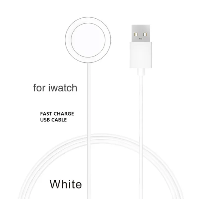 Phone Watch Charger Micro USB Type-C Android 4in1,3in1,2in1 Charging Cable Dock For iphone Apple Watch  iWatch Xiaomi Samsung 1IN1 White