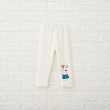 Детская одежда; коллекция года; весенняя одежда; стиль; леггинсы с рисунком поросенка для девочек; Детские универсальные повседневные брюки