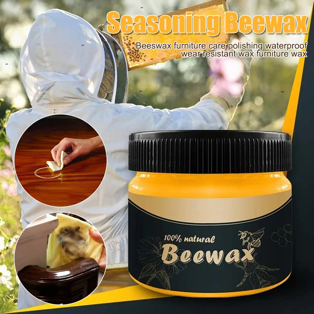 Дерево Beewax масло дерево уход воск твердый дерево обслуживание Чистка полированный водонепроницаемый износостойкий воск для мебели уход