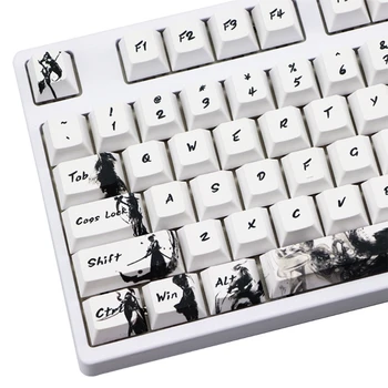 

108key Replaceable PBT Keycaps Lettering Keys OEM Injection Mechanical Key Cap