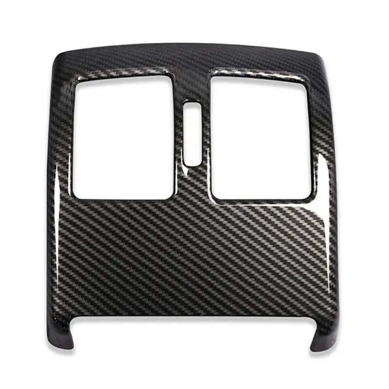 

1pc black car Air Vent Frame Cover Trim high quality For Mercedes C Class W204 08-13 carbon fiber interior Air Vent Trim Cover
