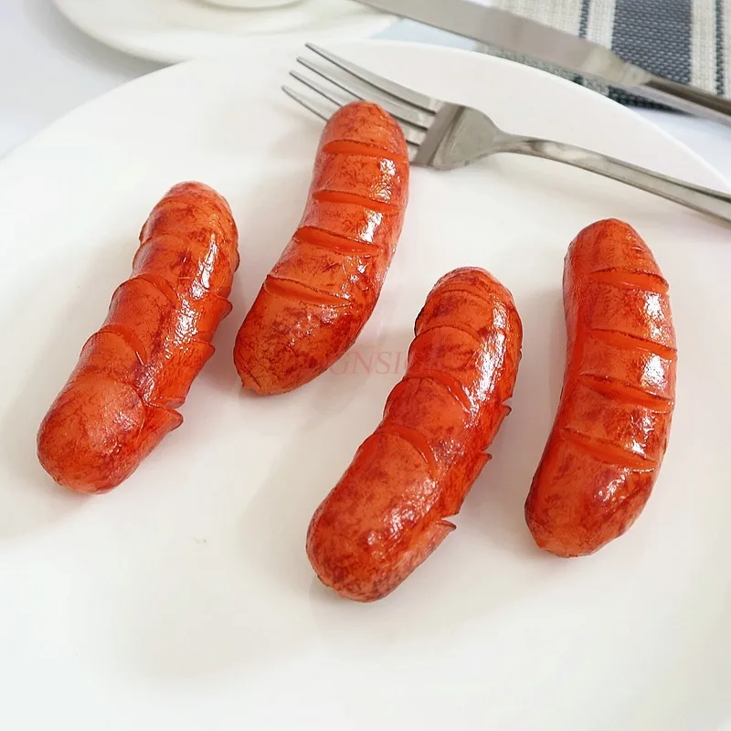 Simulation food big hot dog big sausage sausage food model ornaments barbecue window restaurant decoration photo props