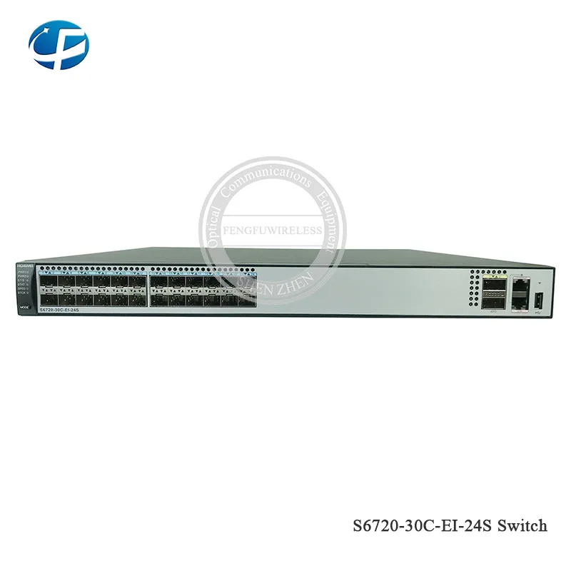 Переключатель 10G uplink S6720-30C-EI-24S-переключатели переменного тока 24x10 Гиг SFP+, 2x40 Гиг QSFP+ порты S6720-30C-EI-24S-DC волоконные переключатели
