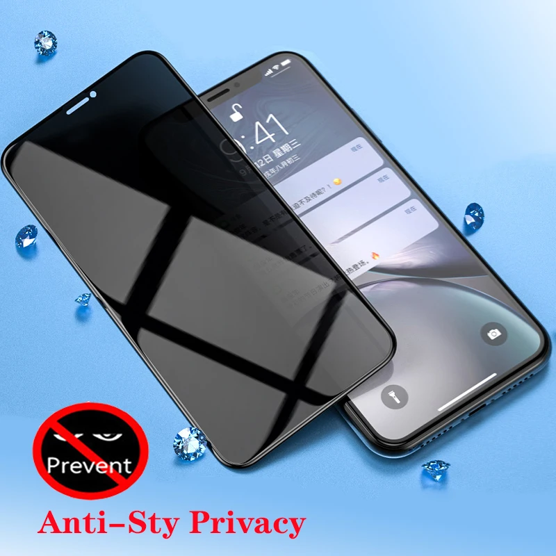 Закаленное стекло для iPhone 11 Pro X XR XS Max 7 8 6 6s Plus Стекло 9H HD полноэкранная защитная