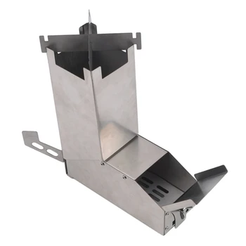

Wood Stove Lightweight Foldable Wood Stove Collapsible Wood Burning Stainless Steel Rocket Stove Picnic Cooking Oven