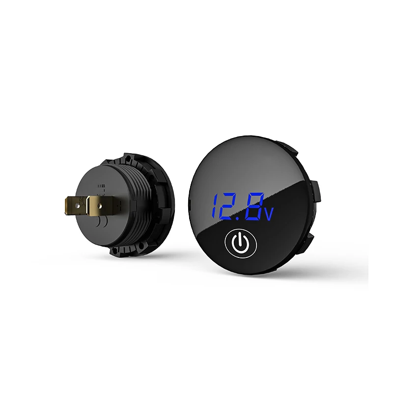 Автомобиль Мотоцикл DC 5V 48V светодиодный Панель цифровой Напряжение метр Батарея