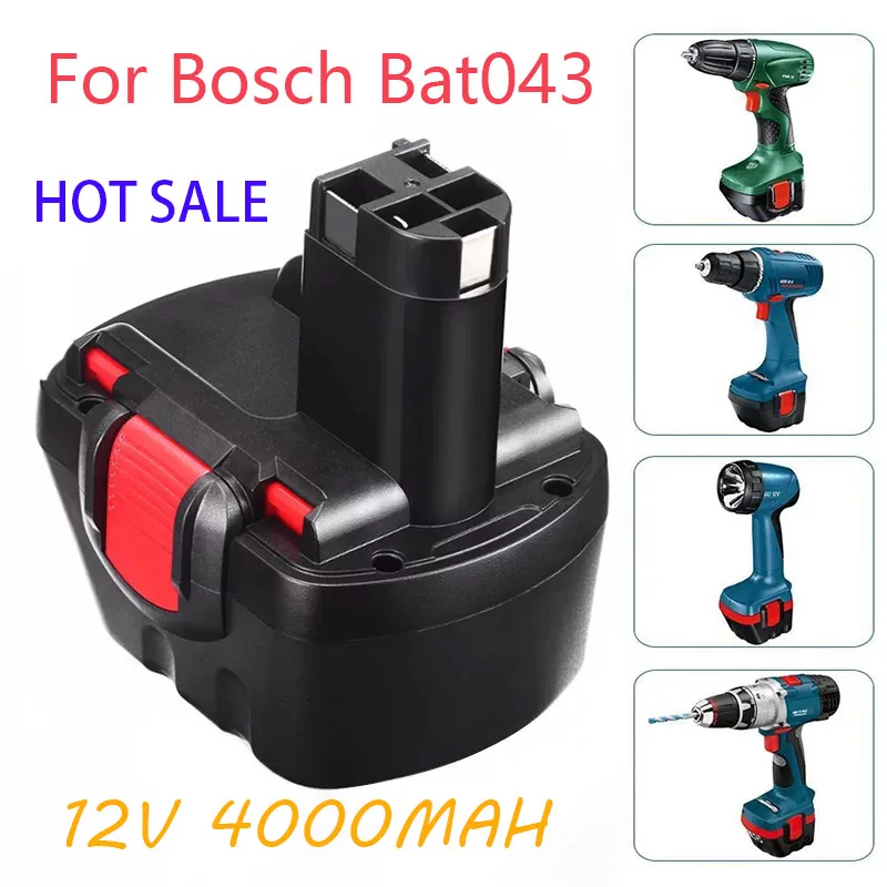 Для BOSCH GSR 12 V 4.0Ah Перезаряжаемые Батарея для 2 607 335 709 PAG PSR VE BAT043 BAT045 697 Мощность