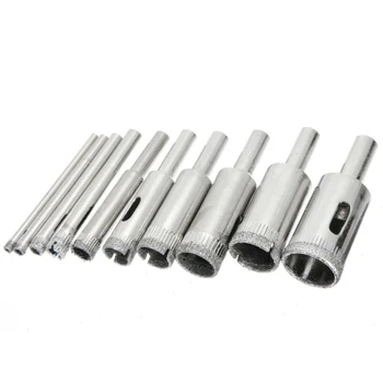 

3mm-18mm Drill Bit Hole Diamond Saw Cutter Workshop Glass Marble Drilling Tool