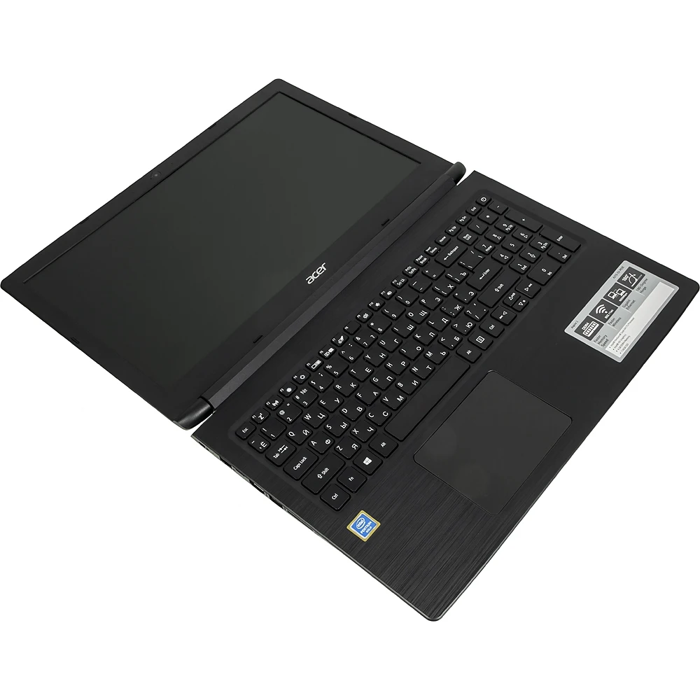 Ноутбук Acer Aspire A315-53-P93E Pen 4417U/4Gb/SSD128Gb/610/15.6"/HD/Lin/black