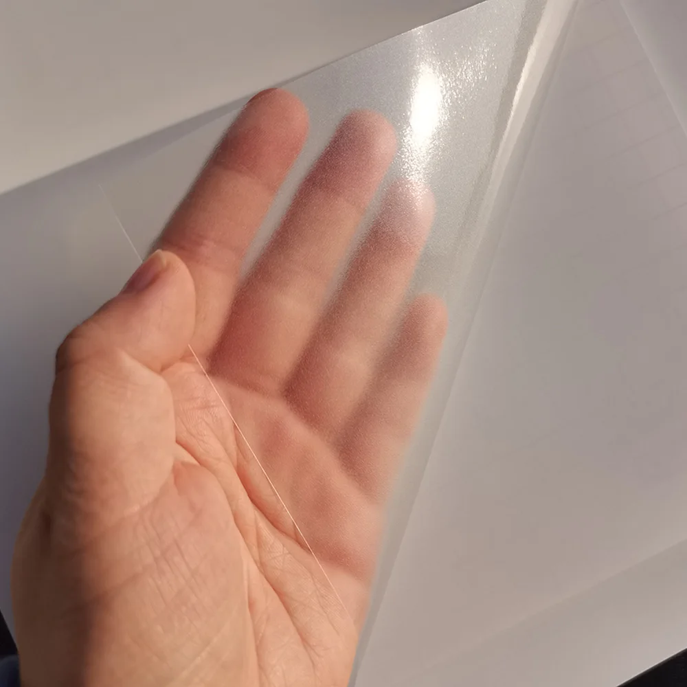 50sheets Self-Adhesive A4 Matte Photo Cold Laminating Film 210X297MM Photo Package Color Card Paper