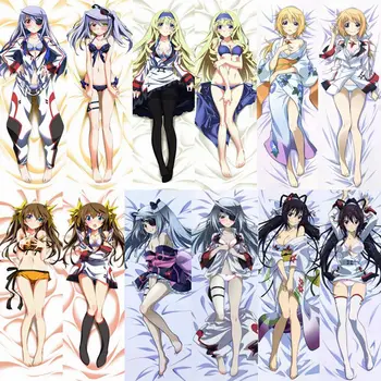 

2Way Dakimakura Infinite Stratos 160cm x 50cm Charlotte Dunois Sexy Waifu Anime Manga Body Hugging Pillow Case Gift for OTAKU