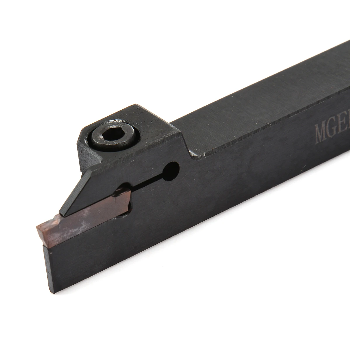 10pcs MGMN200-G Carbide Inserts High Hardness Cutter + 1pc MGEHR1212-2 CNC Lathe Turning Tool Holder 12*12*100mm Boring Bar