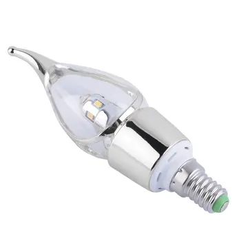 

1pc 90V-260V E14 3W White/Warm White LED Energy Saving Candle Bulb Lamp Light Exquisitely Designed Durable Gorgeous