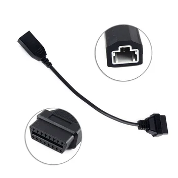 

3 pin OBD1 to 16 pin OBD2 Adapter cable Scanner Connector For Honda 1pc