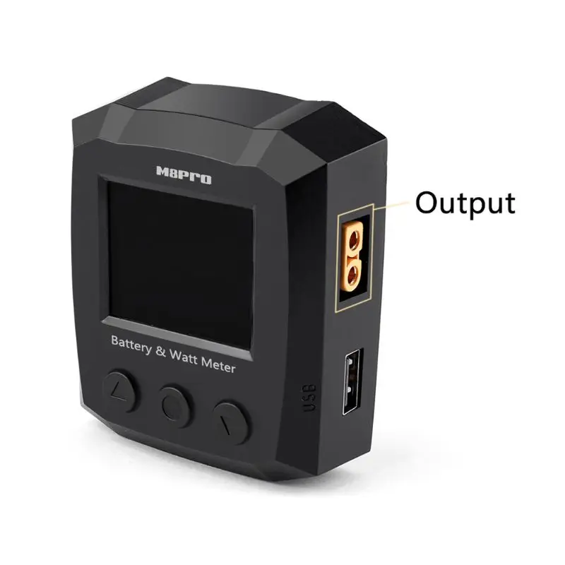 M8Pro 1-8S LiPo батарея Ватт метр проверки мощность тестер напряжения с ЖК-дисплеем LX9A