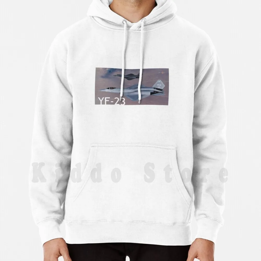 Photo201C hoodies long sleeve Northrop Yf 23 Pav Jet Fighter Flight Test Fly Atf Advanced Stealth Tactical | Мужская одежда