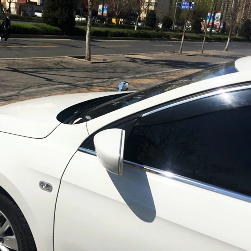 Автомобильное квадратное плоское зеркало заднего вида черного цвета с широким углом обзора боковые зеркала заднего вида