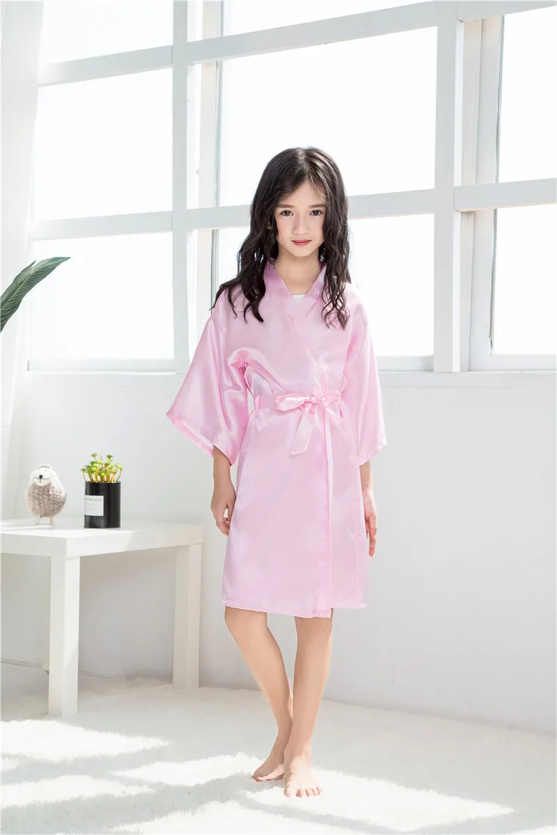 BALDAUREN Wholesale Girls Solid Silk 