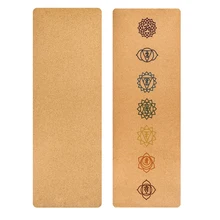 183X68 см, натуральный пробковый ТПЭ Коврик для йоги, фитнеса, спортзала, спортивные коврики, Пилатес, тренировочные коврики, Нескользящие коврики для йоги, 5 мм, впитывают пот, без запаха