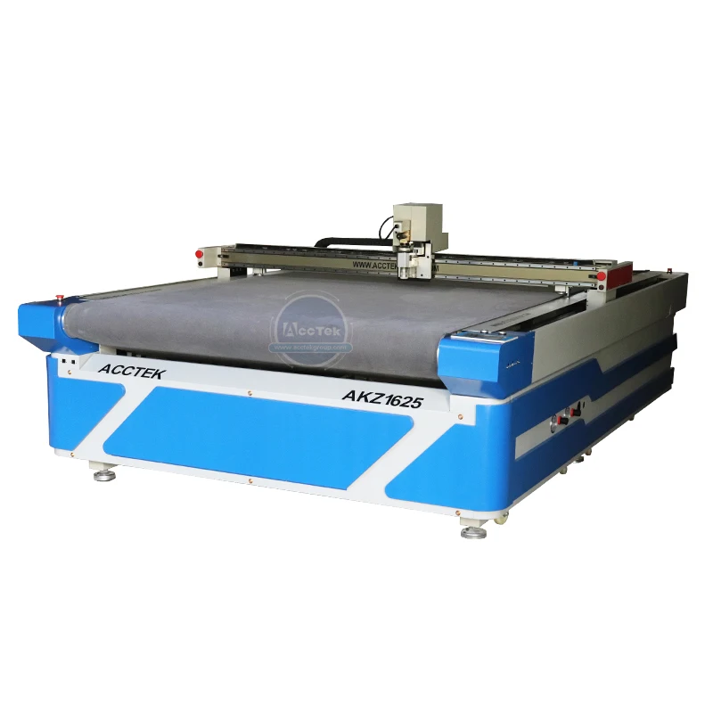 

1625 size autofeed table Cnc Vibrating knife digital cutting machine with Straight knife
