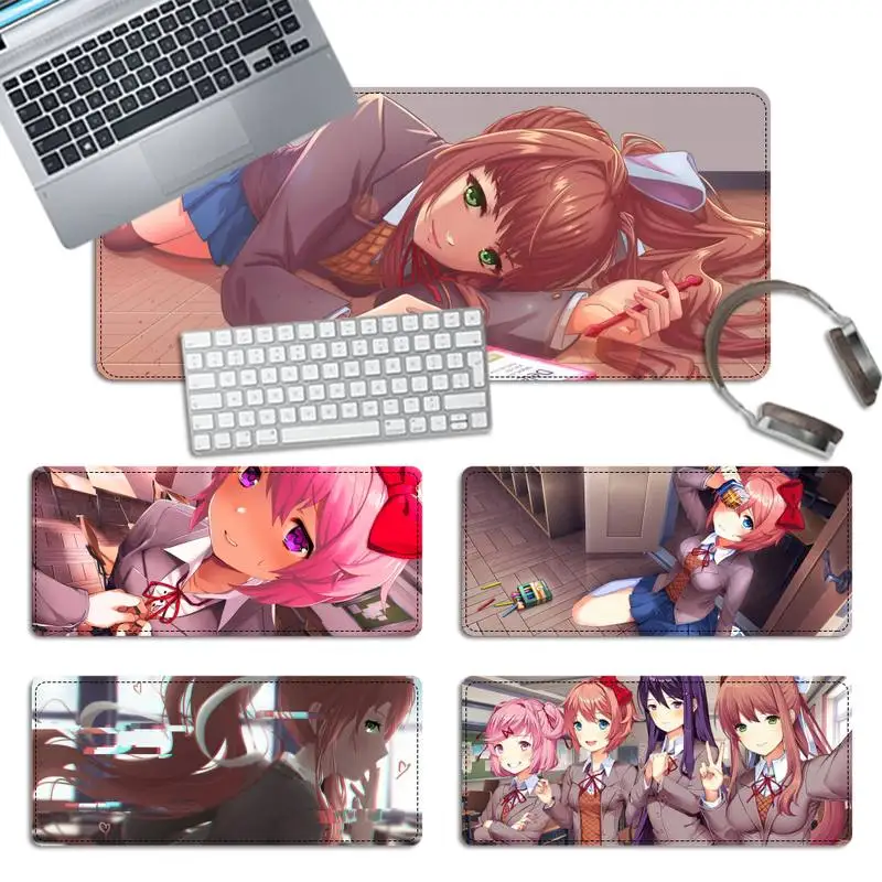 Блокировка Edge Doki Literature Club коврик для мыши игровой большой компьютер Overwatch |