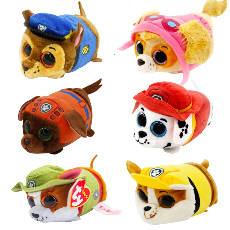 Ty шапочка с большим глазом животные собака Маршал щебень Скай милый плюшевый для