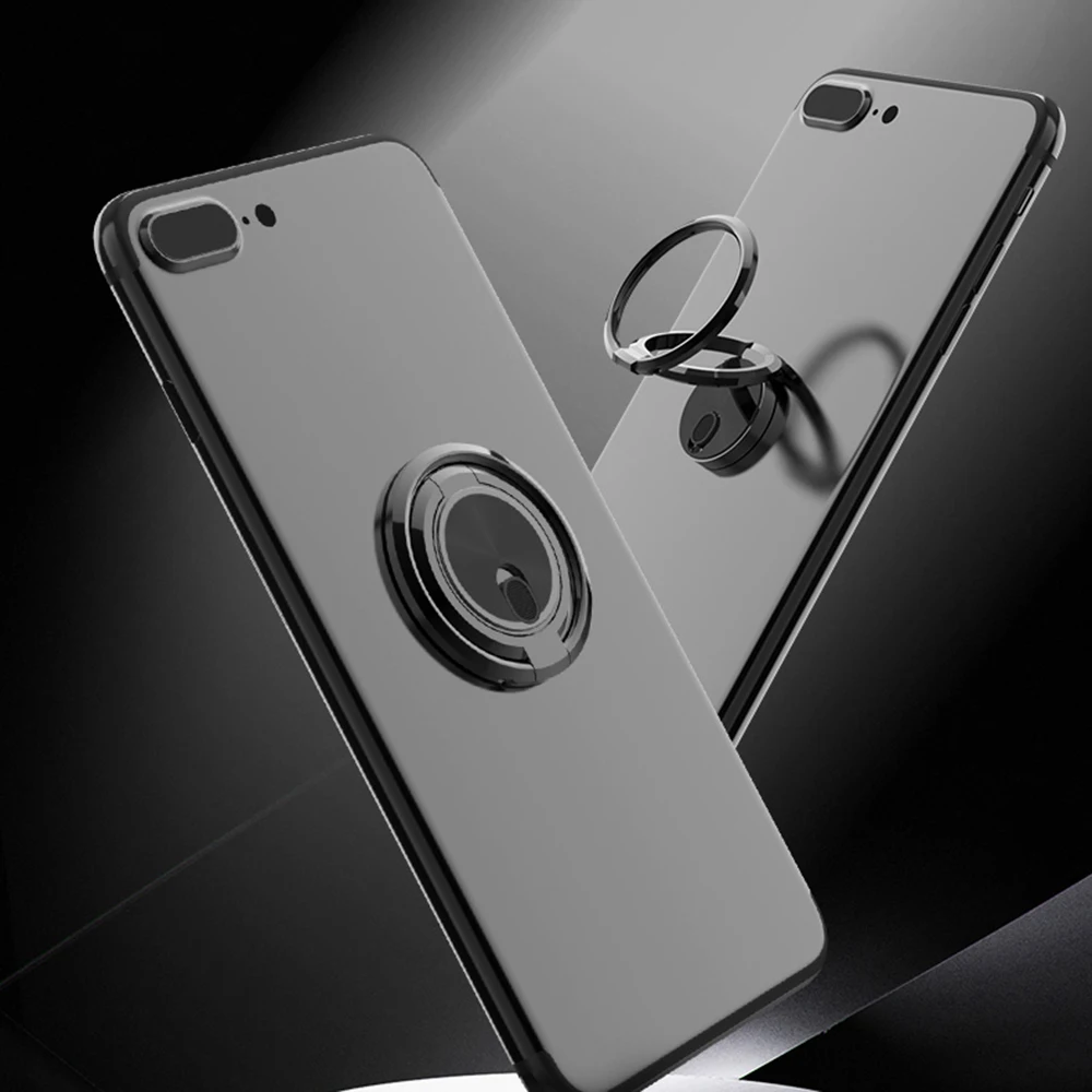 

Finger Grip Ring Holder 360 Rotating Metal Stand For iPhone X 7 6 plus Samsung Xiaomi A2 lite Mobile Phone Accessories