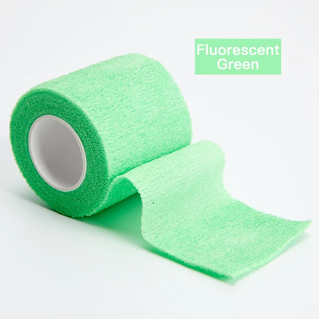 4.5M Colorful Elastic Sport Bandage Self Adhesive Bandage For Fitness Knee Support Pads Ankle Finger Wrap Kinesiology Tapes Green-2