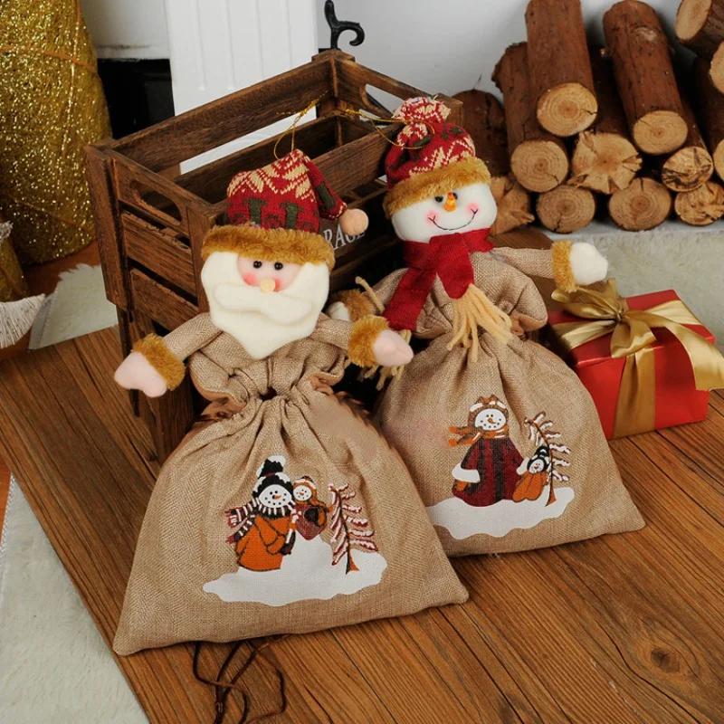 

Stocking Boot/Sock Santa Claus Candy Gift Bag Xmas Tree Hanging Decors Gh02