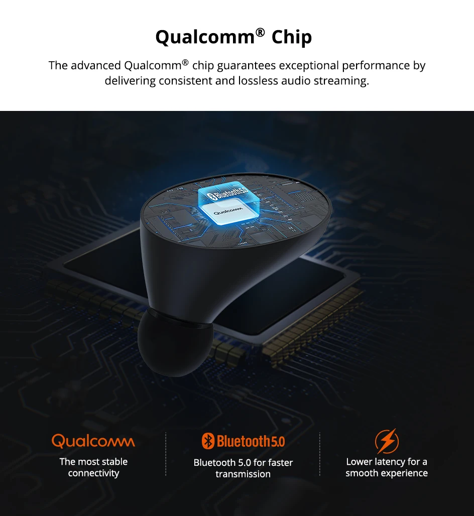 Tronsmart Spunky Beat TWS Bluetooth 5.0 Earphone APTX Wireless Earbuds with QualcommChip CVC 8.0 Touch Control Voice Assistant (2)