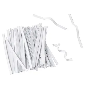 

100pcs Adjustable PE Nose Bridge Wire For DIY Mouth Cover Mask Making Material with Galvanized Iron Wire Single/Double Core