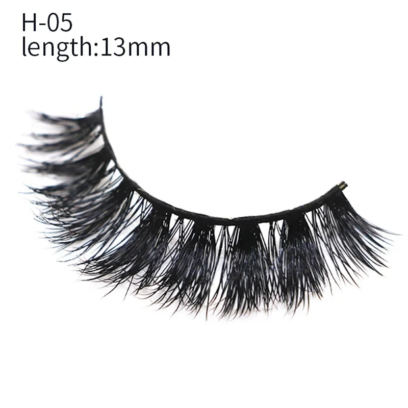 H05 (Hot Sale) Норковые ресницы для макияжа, 1 пара, натуральные 3d норковые накладные ресницы, и накладные ресницы в отдельной упаковке, аксессуары для наращивания - Цвет: H05 (Hot Sale)