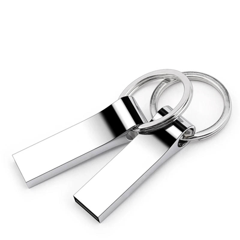 Оригинальный чип usb флеш накопитель 64 ГБ 32 16 8 128 металлический серебристый