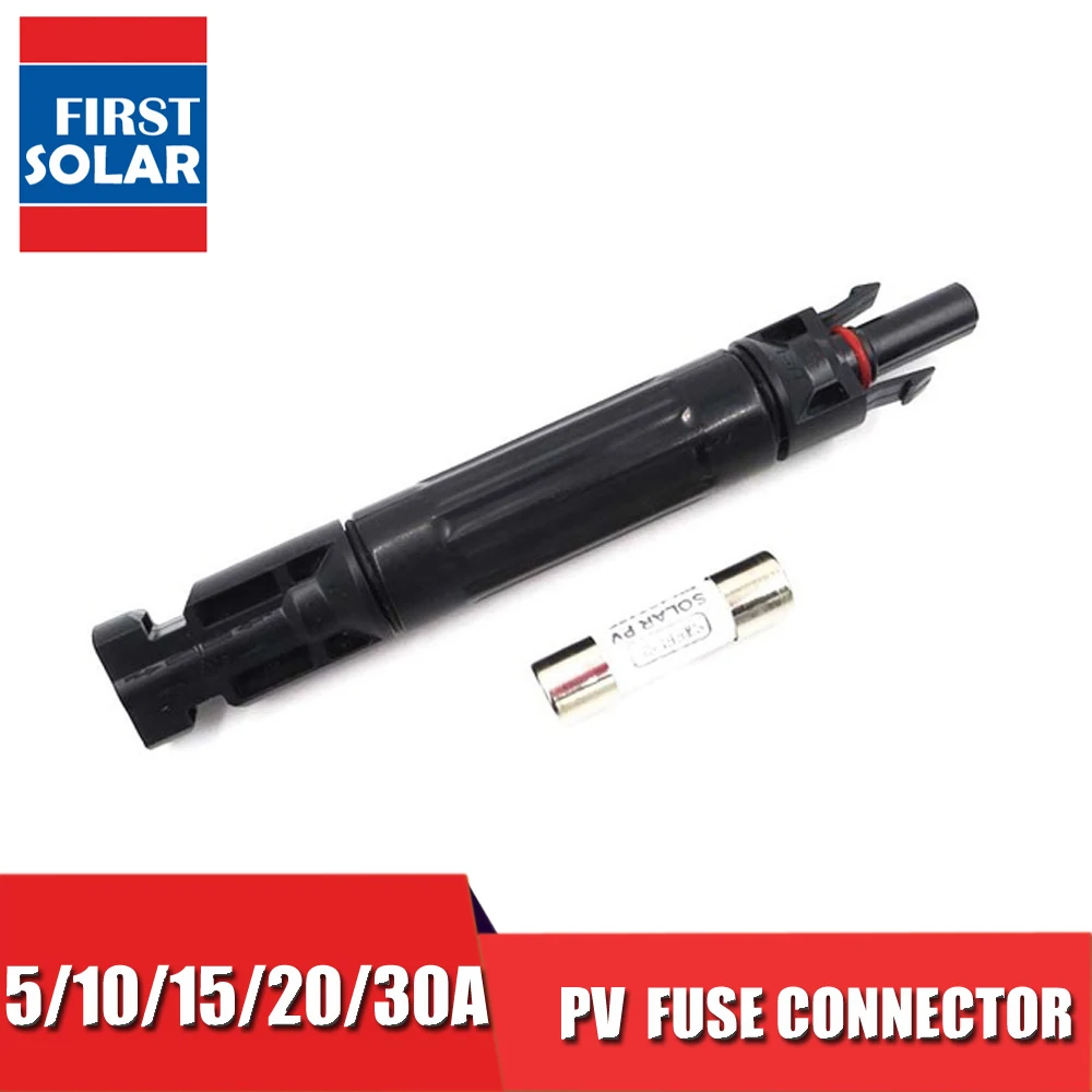 5A 10A 15A 20A 30A 1000VDC PV Connector with Fuse Use for solar cell panel Holder Protective protection | Электроника