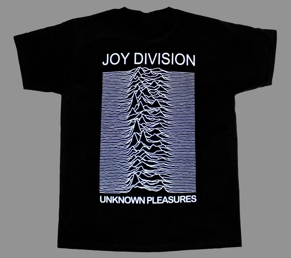 

JOY DIVISION UNKNOWN PLEASURES '79 SHORT - LONG SLEEVE NEW BLACK T-SHIRT Cotton Tee Shirt Custom Print
