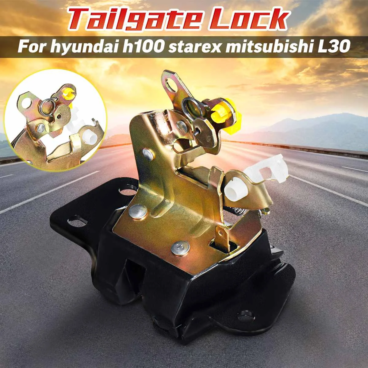 

Car Rear Tailgate Tail Gate Lock Back Door Latch For Hyundai H100 Grace Starex Jac Refine For Mitsubishi Delica L400 L300