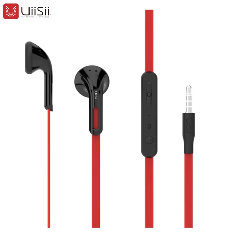 

Uiisii headset U2 original smart headset automatic noise reduction 3.5 mm plug headset with iOS and Android microphone headset