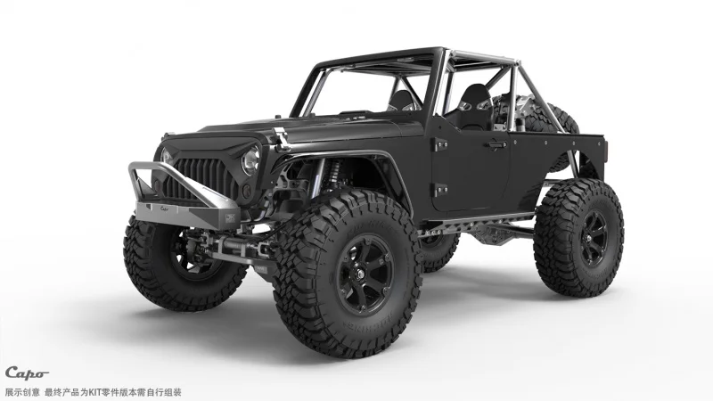 Радиоуправляемый автомобиль гусеничный Капо JKMAX комплект 1/8 Цельнометаллический корпус шасси внедорожный
