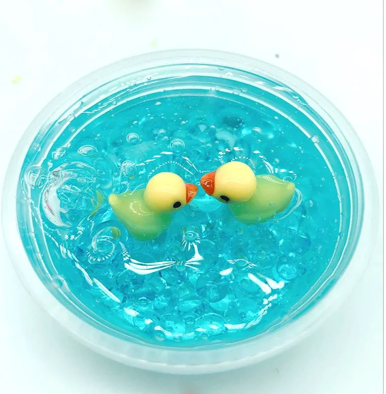 60ml Cute Duck Crystal Mud Mixing Cloud Slime Scented Stress Kids Clay Toy Plasticine Light Polymer Antistress | Игрушки и хобби